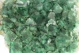 Green, Fluorescent, Cubic Fluorite Crystals - Madagascar #274878-2